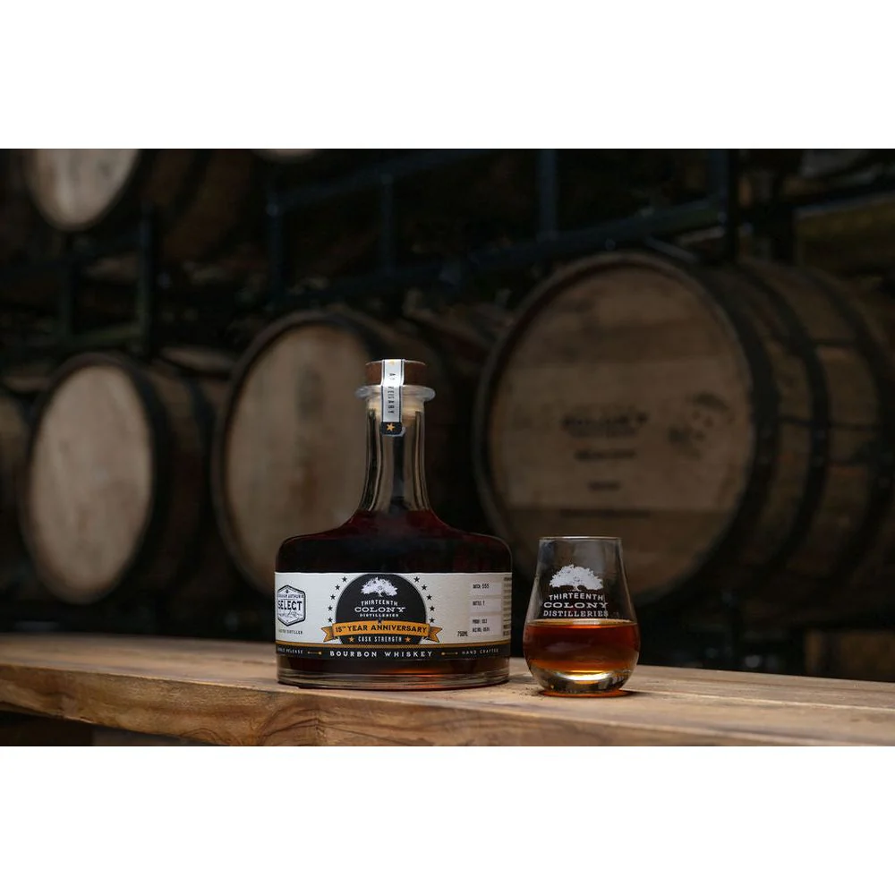 Thirteenth Colony Distillery 15th Anniversary Cask Strength Bourbon 139.2 Proof - Image 2