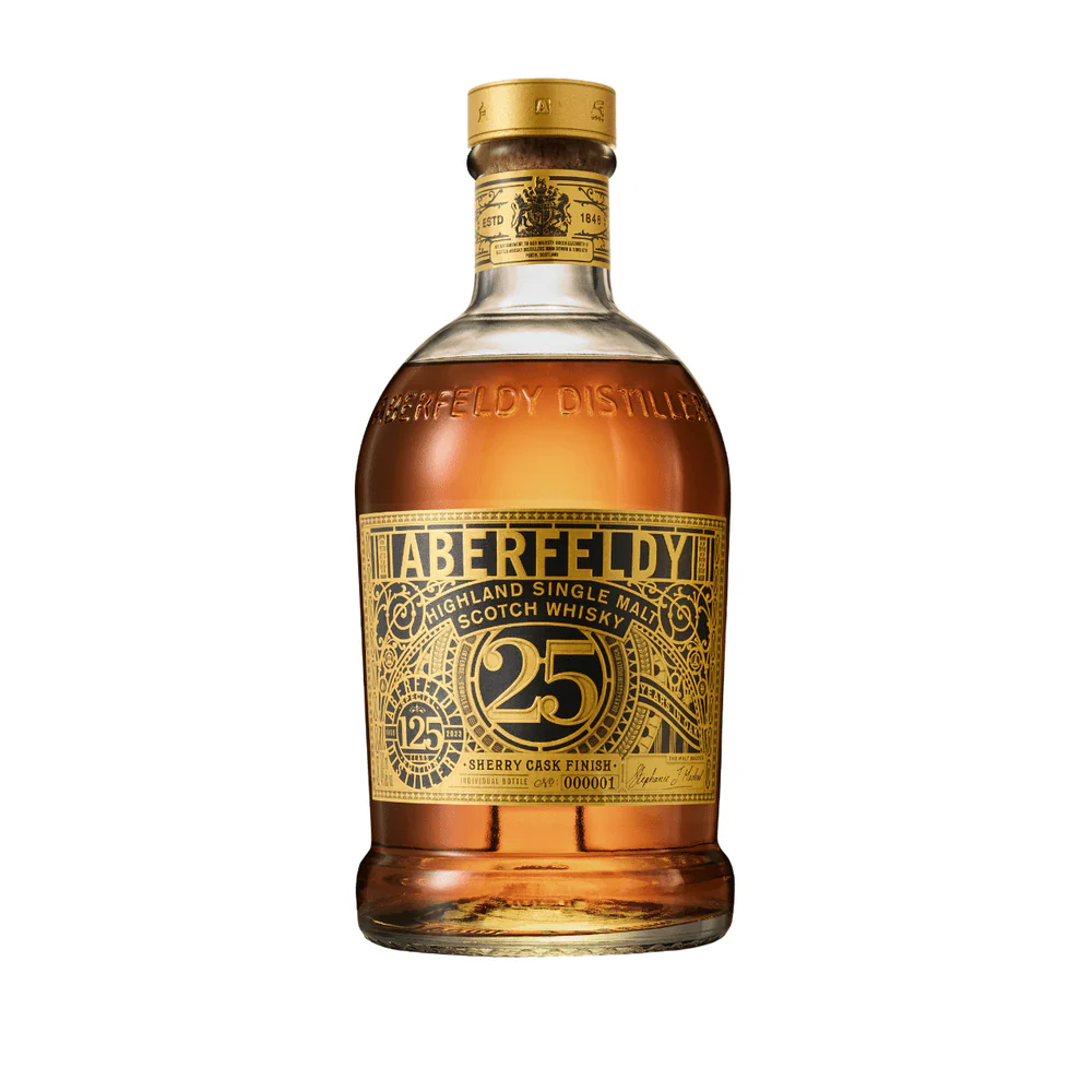 Aberfeldy 25 Year Old Single Malt Scotch Whisky 125th Anniversary Limited Edition Sherry Cask Finish - Image 2