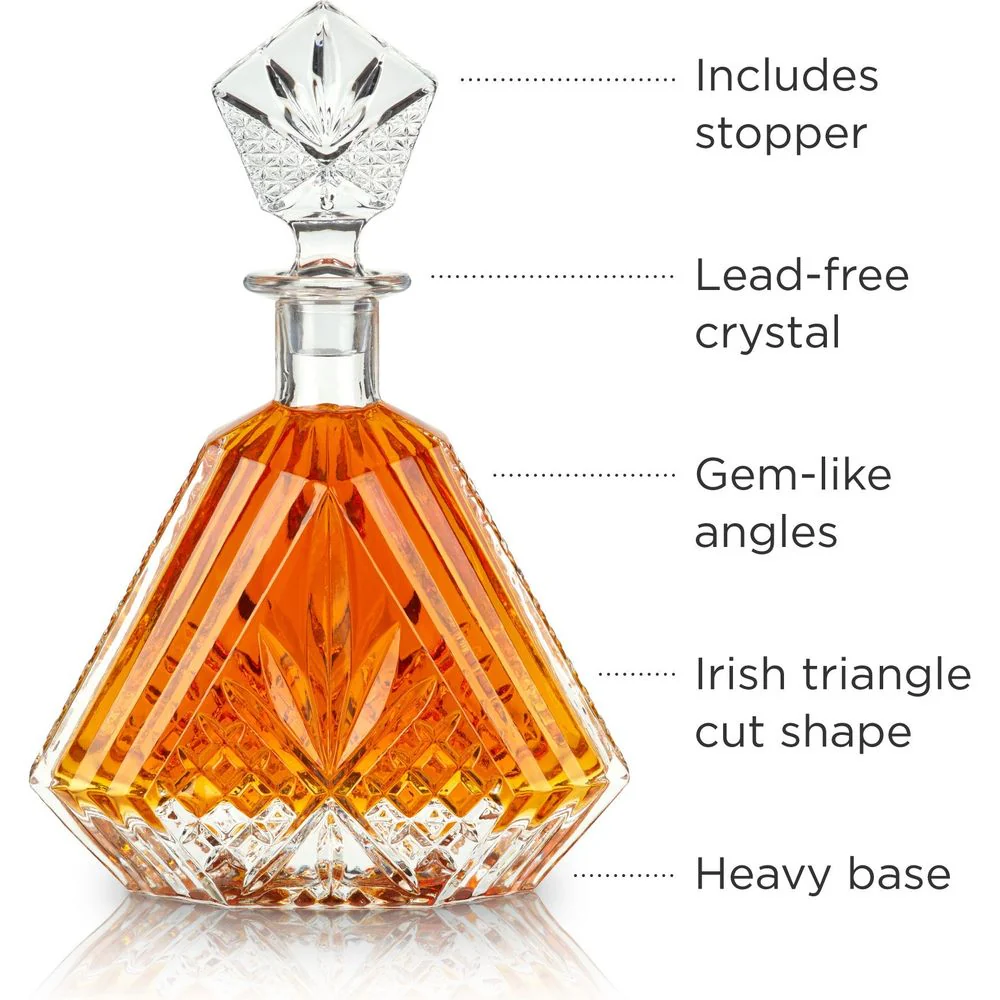 Admiral Crystal Irish Cut Whiskey Decanter - Image 5