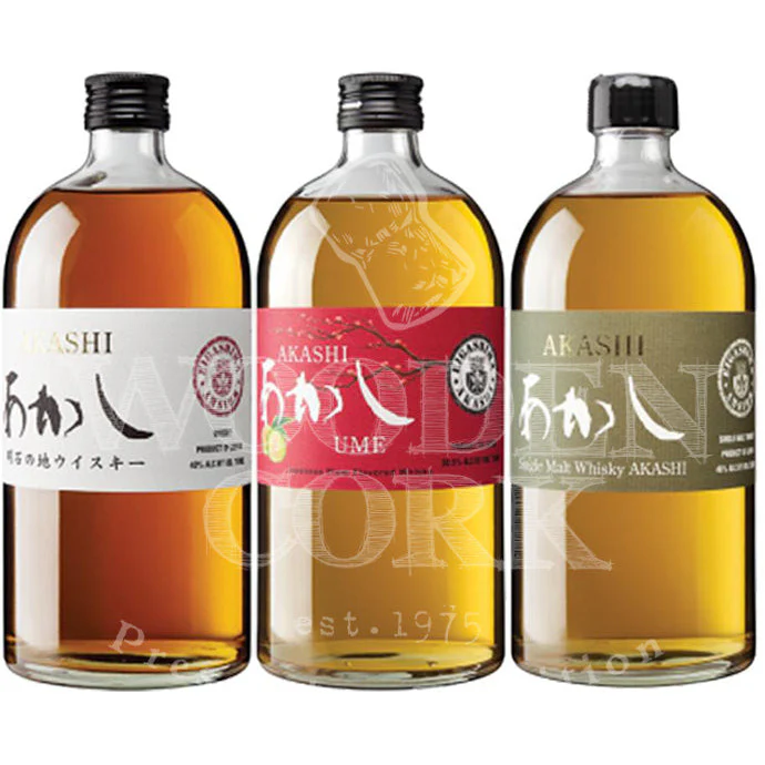 Akashi Blended Whisky & Ume Plum & Single Malt Bundle