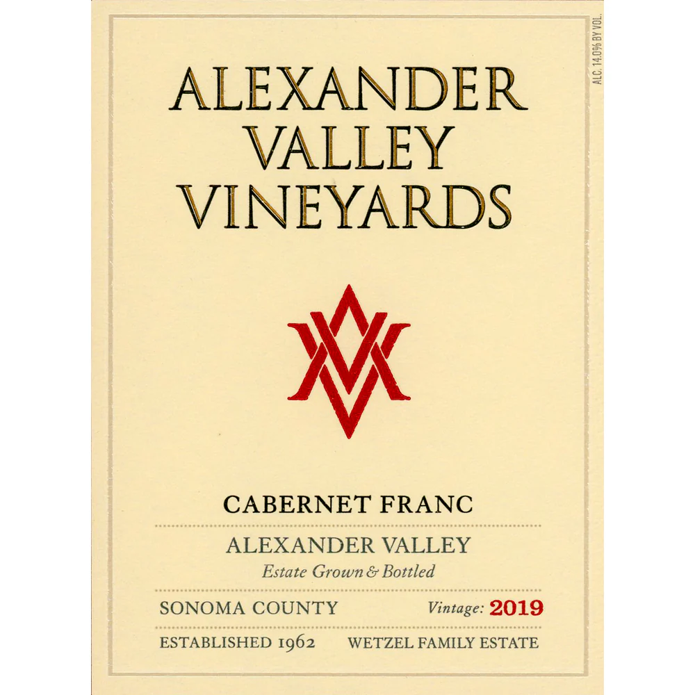 Alexander Valley Vineyards Estate Cabernet Franc 750ml