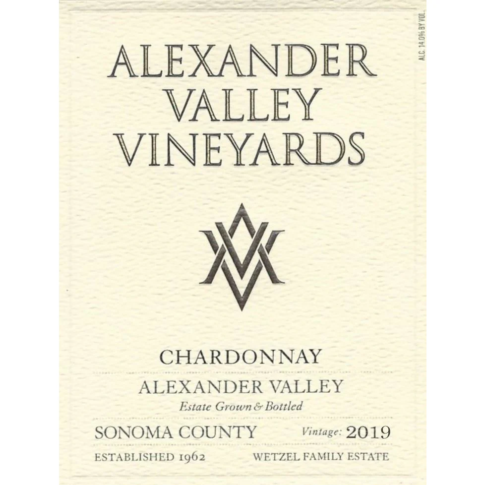Alexander Valley Vineyards Estate Chardonnay 750ml