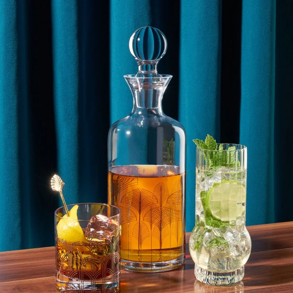 Art Deco Crystal Decanter - Image 2