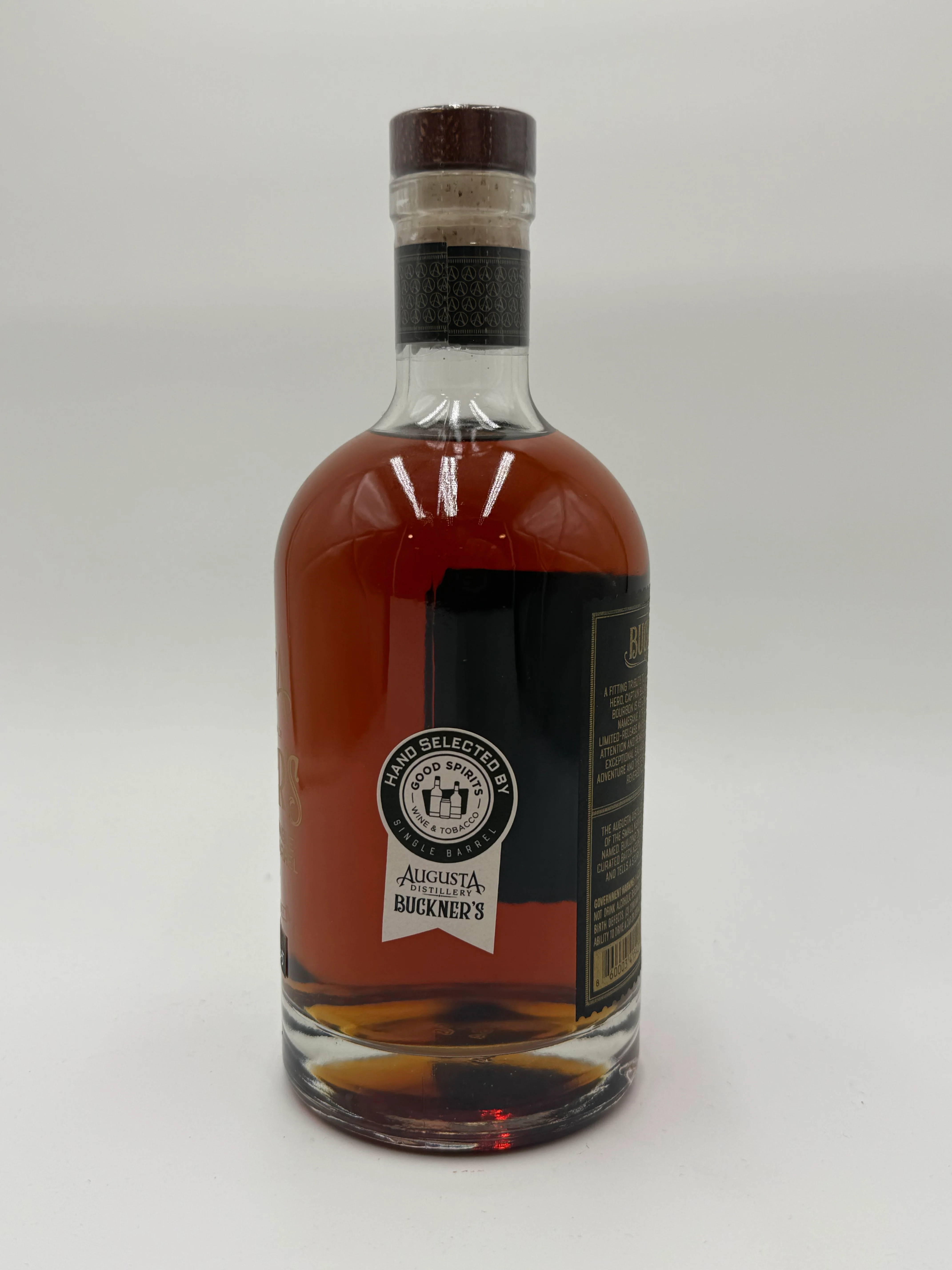 Augusta Distillery Buckner's Single Barrel Bourbon 13 Year Barrel 20 117 Proof Original Release - Image 3