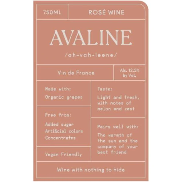 Avaline Cotes De Provence Rose 750ml