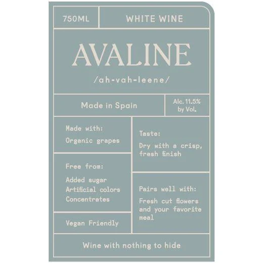 Avaline Spain White Blend 750ml
