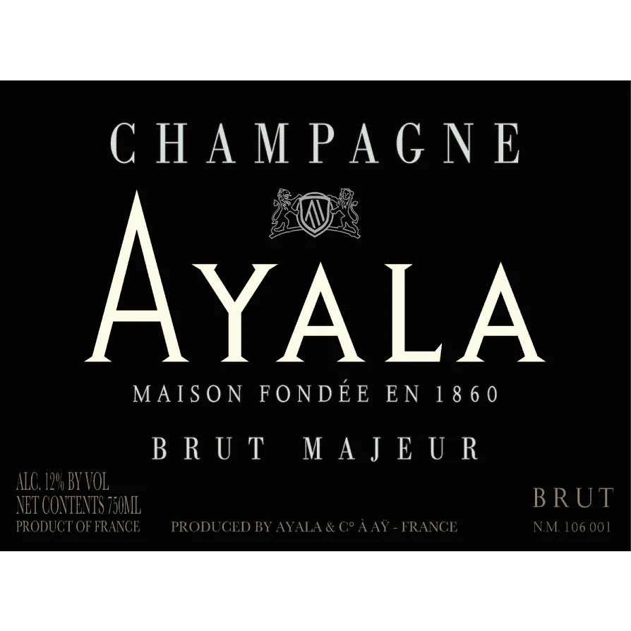Ayala Champagne Brut Majeur Champagne Blend 750ml