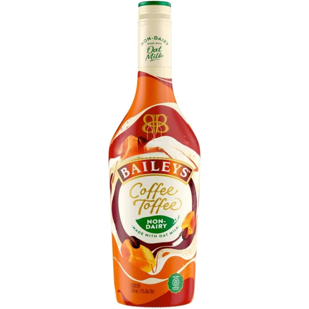 Baileys Cream Liqueur Coffee Toffee Non-Dairy Made With Oat Milk