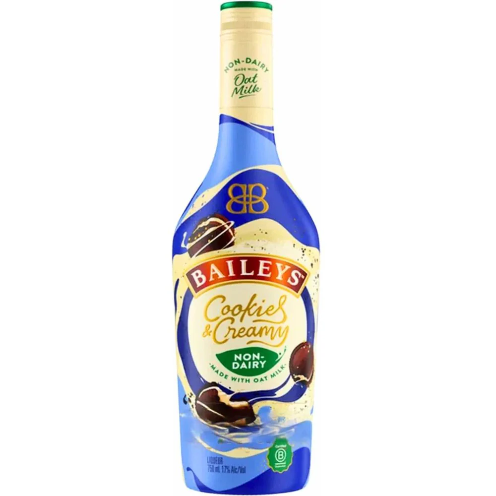 Baileys Cream Liqueur Cookie & Cream Non-Dairy Made With Oat Milk