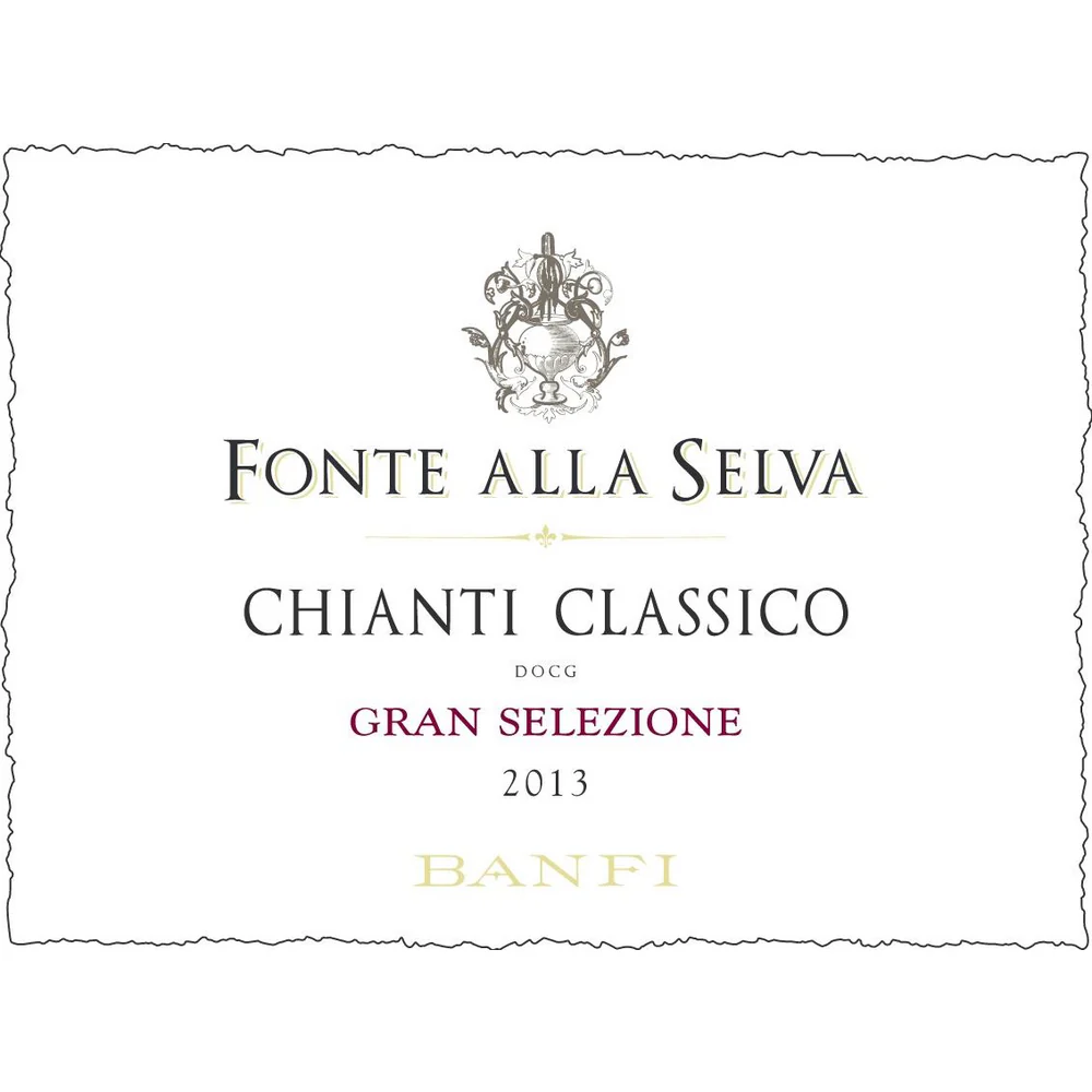 Banfi Fonte Alla Selva Gran Selezione Chianti Classico DOCG Sangiovese 750ml