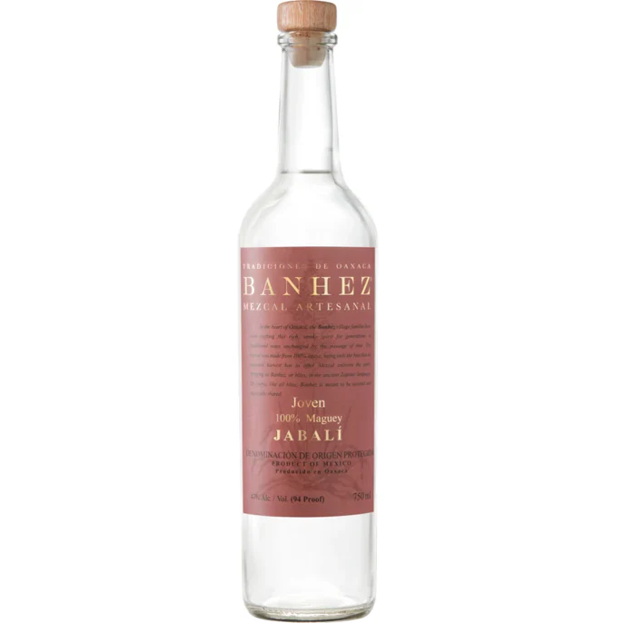 Banhez Jabali Joven Mezcal Artesanal 100% Maguey