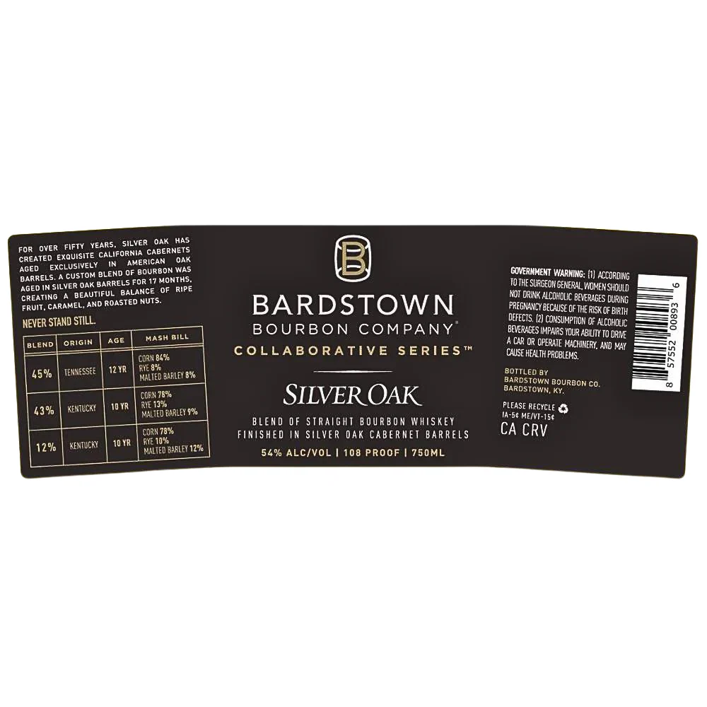 Bardstown Bourbon Company Collaborative Series Silver Oak - Image 2