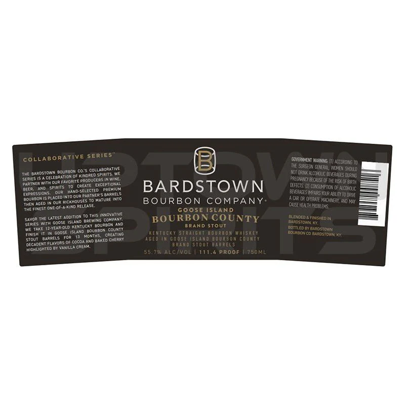 Bardstown Goose Island Bourbon County Collaboration Whiskey 750ml - Image 2
