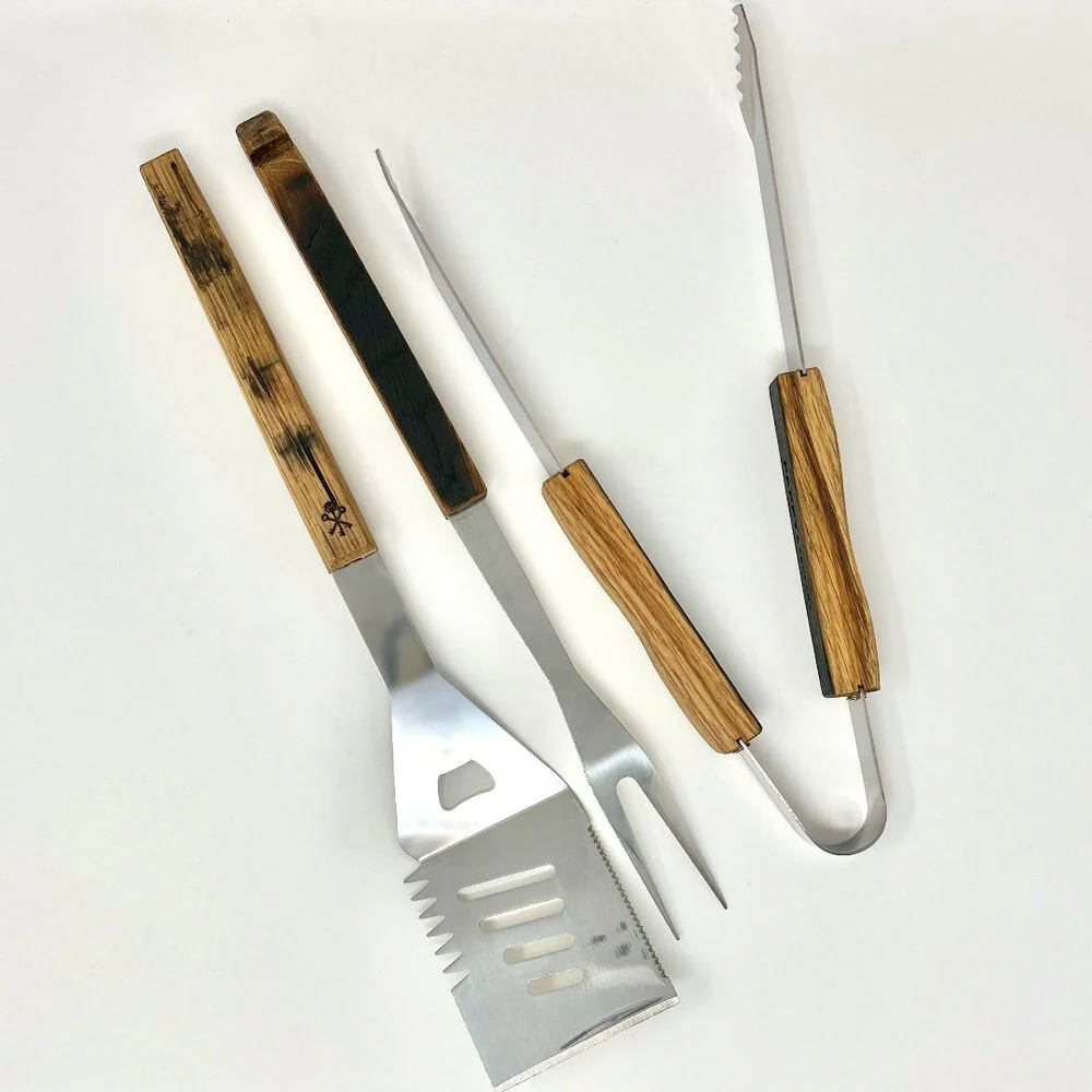Barrel Stave Grilling Tool Set - Image 7