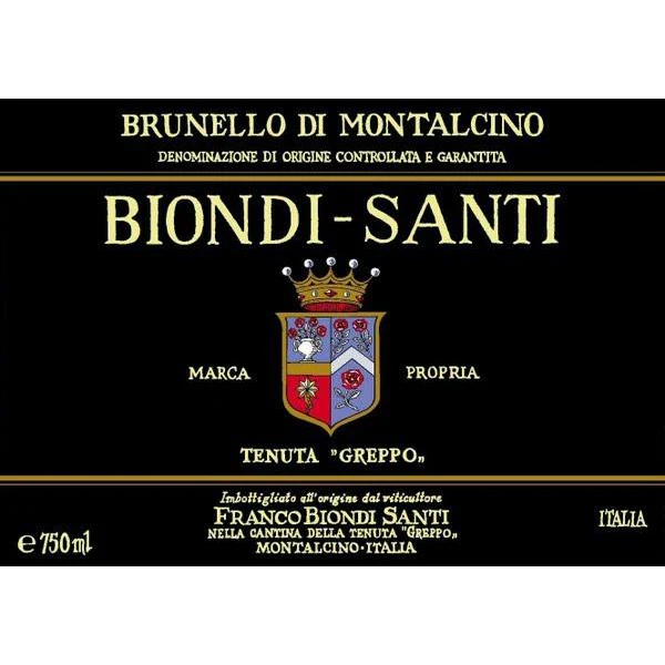 Biondi Santi Brunello Di Montalcino Sangiovese 750ml