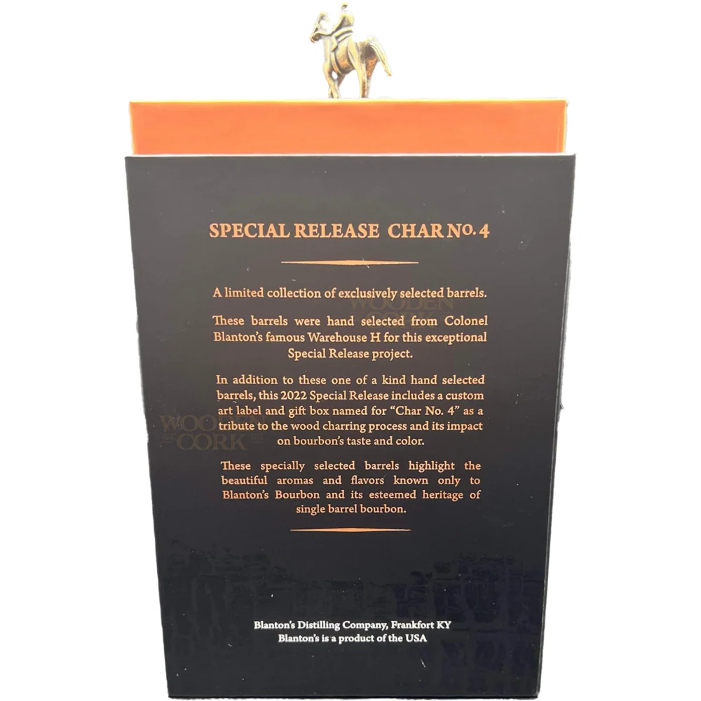 Blanton’s Char No. 4 2022 Special Release - Image 5