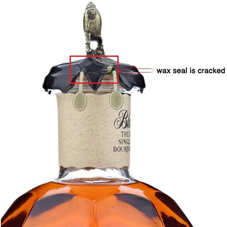 Blanton's Gold Label - Foreign Edition Bourbon Blooper Bottle - Broken Wax Seal (SEE DESCRIPTION) - Image 2