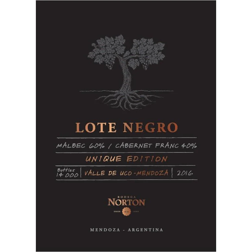 Bodega Norton Lote Negro Mendoza Red Blend 750ml