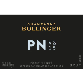 Bollinger Champagne Brut PN VZ15