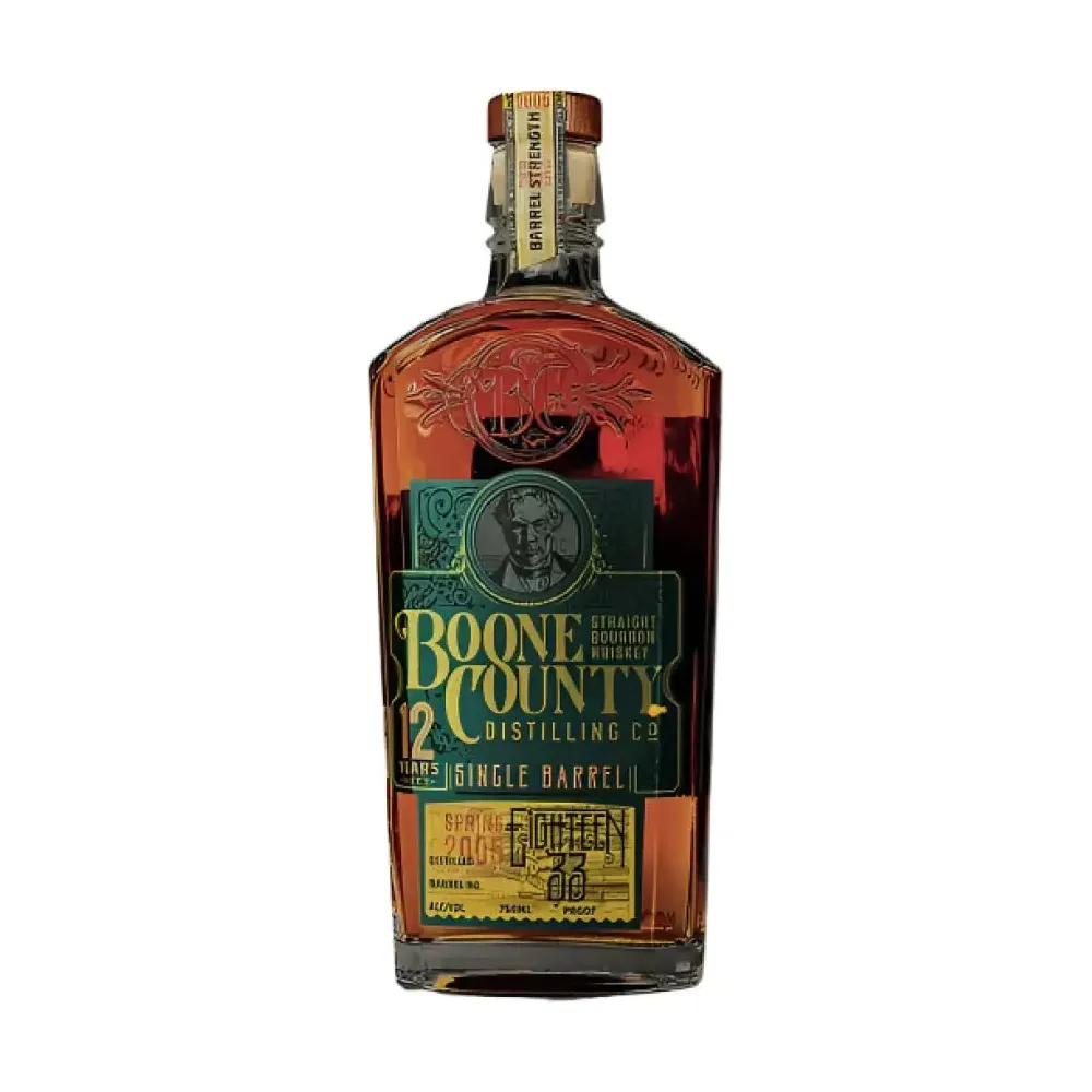 Boone County 12 Year Cask Strength Bourbon BO546 121.76 Proof Liquor Barn Series 2 Barrel 3
