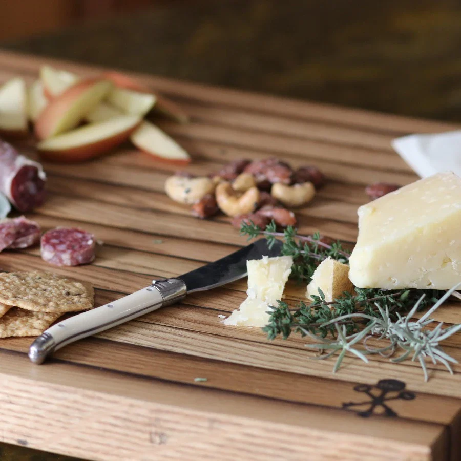 Bourbon Barrel Stave Cutting Board: Large Square - Image 5