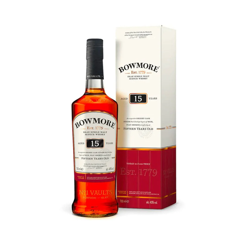 Bowmore 15 Year Old Sherry Cask Islay Single Malt Scotch Whisky