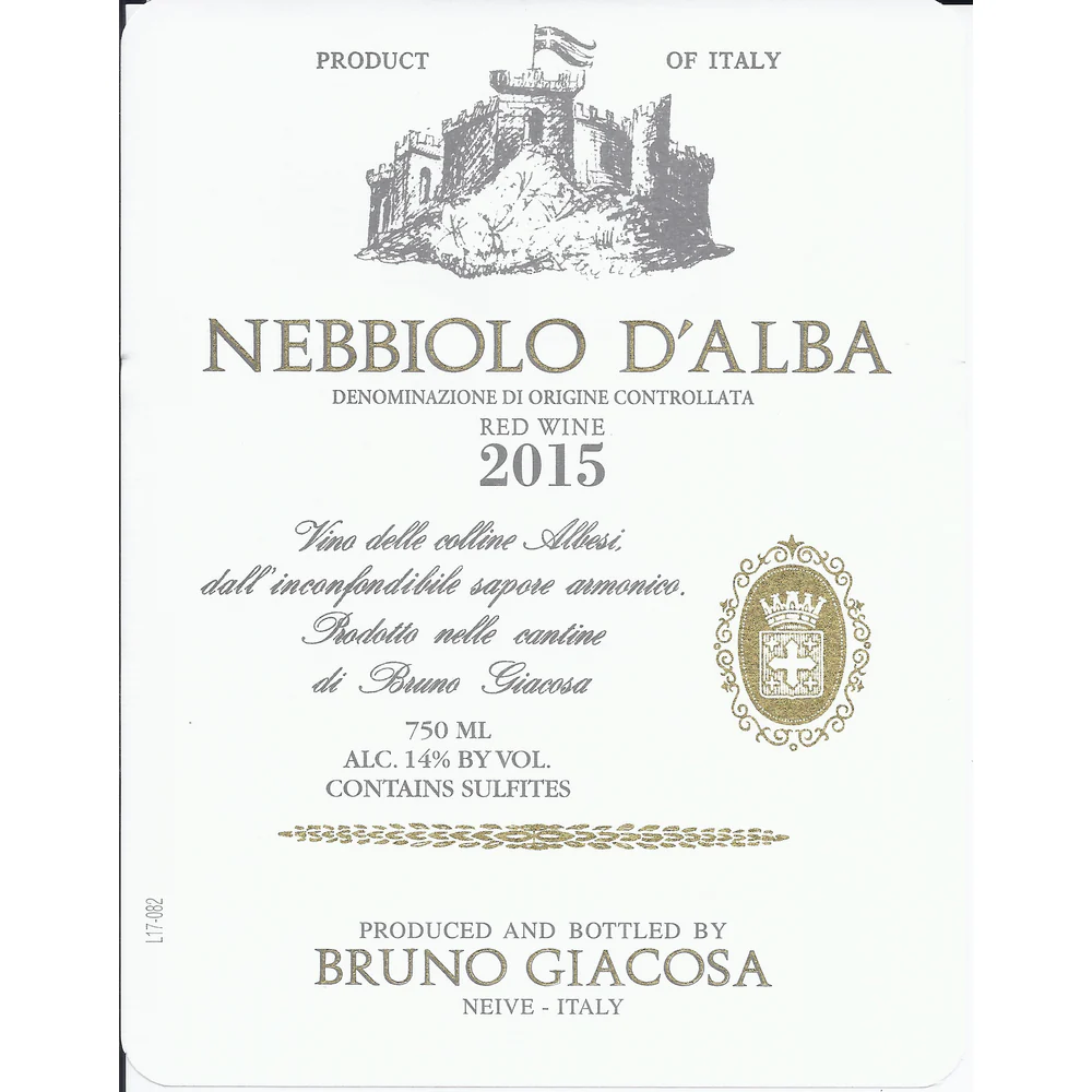 Bruno Giacosa Nebbiolo D'Alba Nebbiolo 750ml