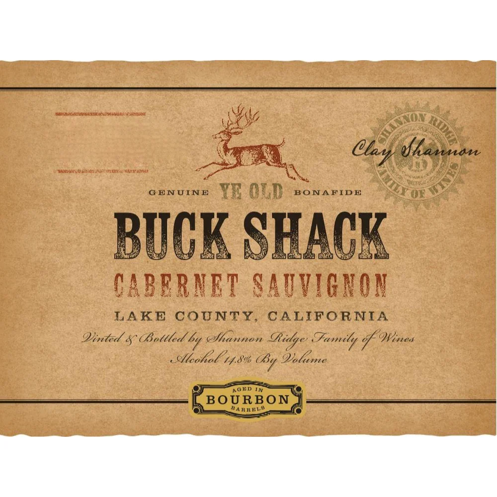 Buck Shack Lil' Fatty Lake County Bourbon Barrel Cabernet Sauvignon 750ml