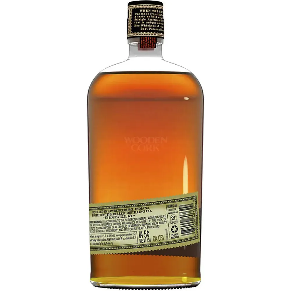 Bulleit 95 Rye Whiskey 10 Year Old 750ml - Image 2