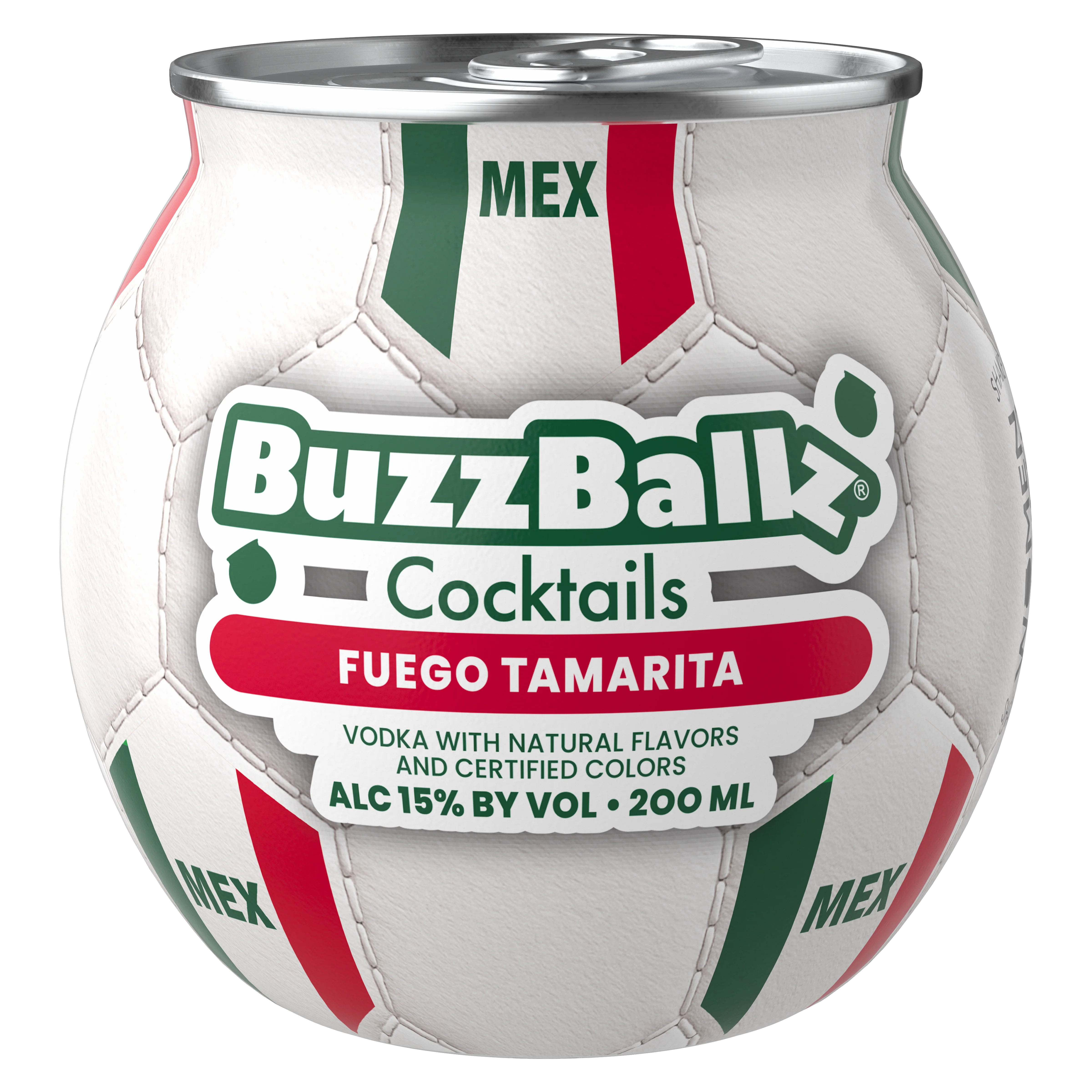 BuzzBallz Fuego Tamarita Watermelon Tamarind Pre-Mixed Cocktails 4 Pack - Image 2