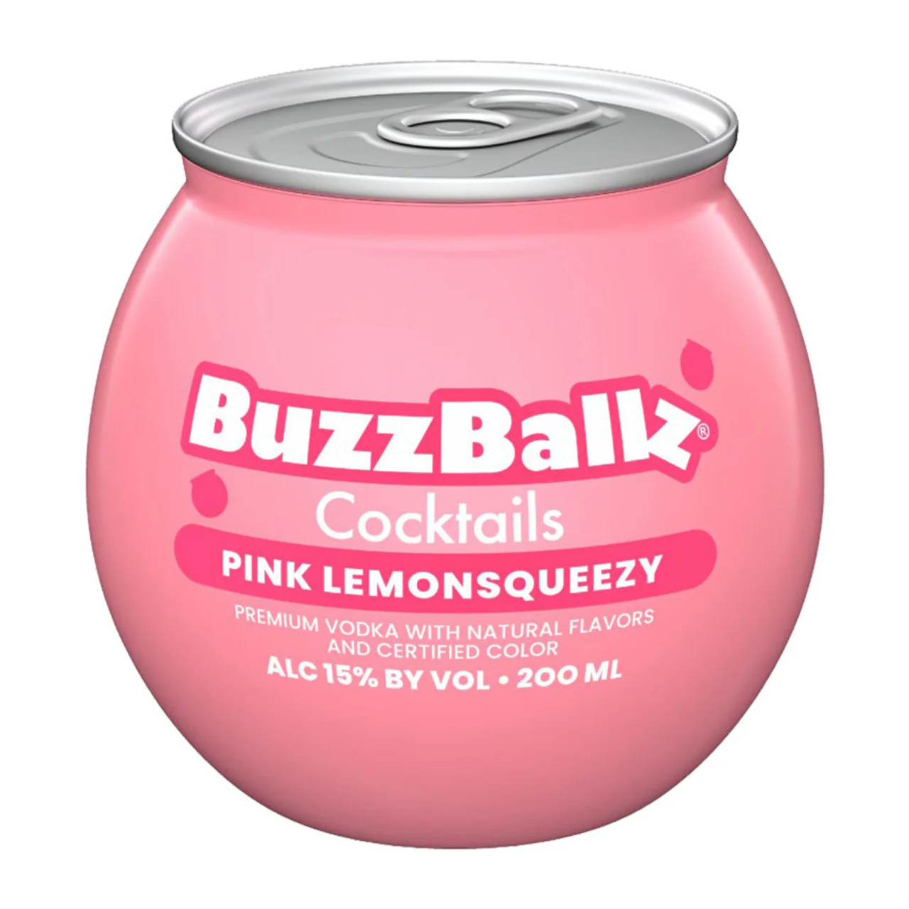 Buzzballz Pink Lemonsqueezy Pre-Mixed Cocktails 4 Pack