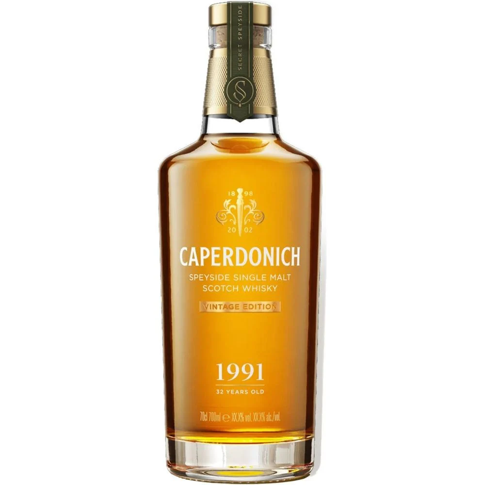 Caperdonich Single Malt Scotch Whiskey Secret Speyside 1991 32 Year