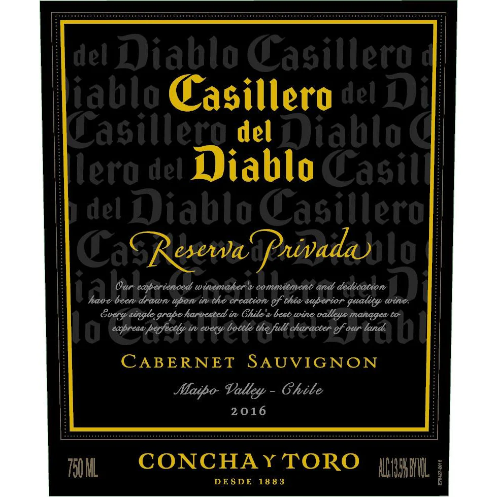 Casillero Del Diablo Maipo Valley Reserve Privada Cabernet Sauvignon 750ml