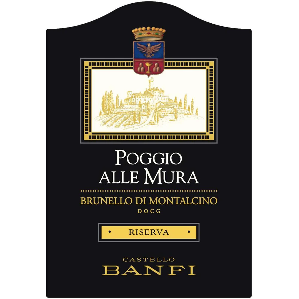 Castello Banfi Poggio Alle Mura Brunello Di Montalcino Riserva DOCG Sangiovese 750ml