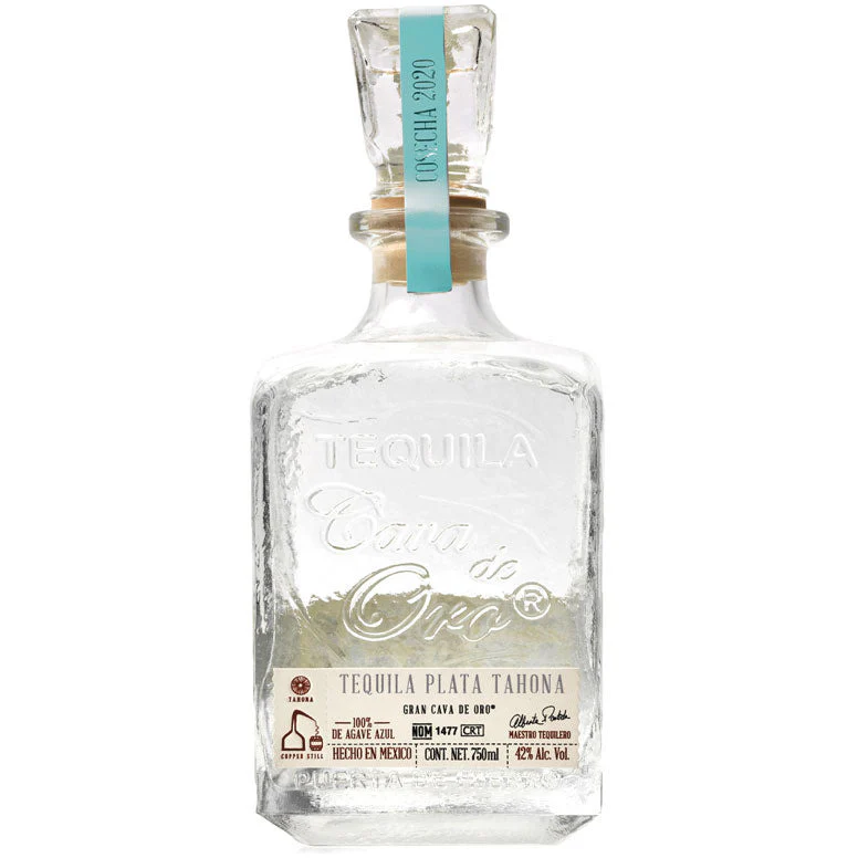 Cava De Oro Plata Tahona Tequila 750ml