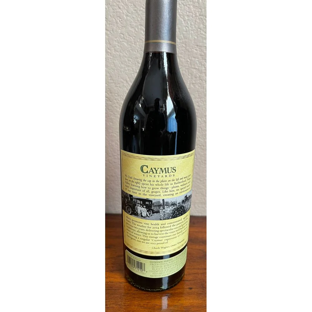 Caymus Vineyards Napa Valley Cabernet Sauvignon Vintage 2014 - Image 2
