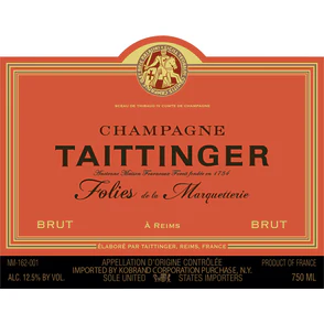 Champagne Taittinger Champagne Brut Les Folies de la Marquetterie