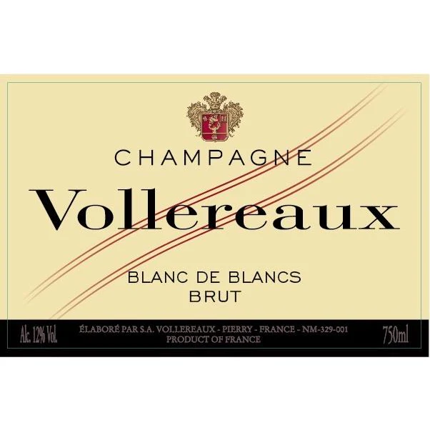Champagne Vollereaux Blanc De Blancs 750ml