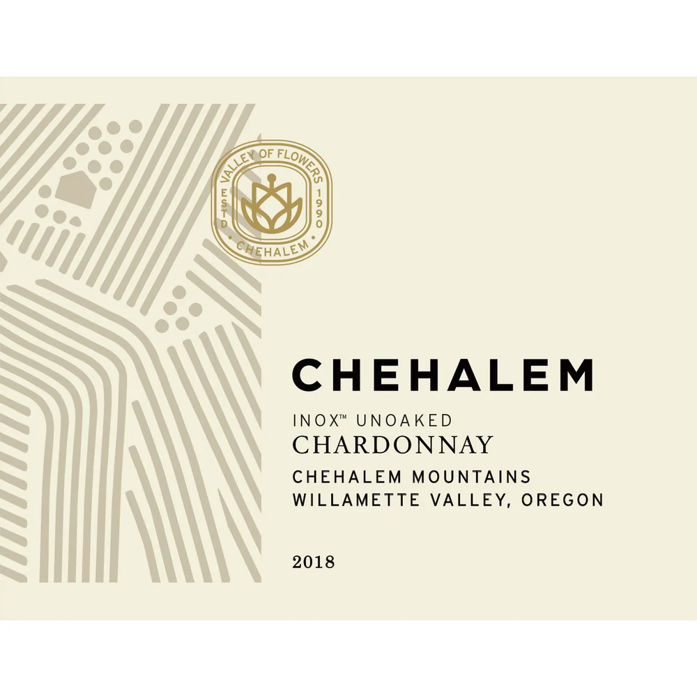 Chehalem Inox Willamette Valley Unoaked Chardonnay 750ml