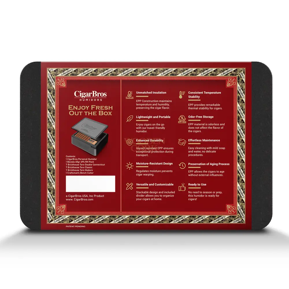 Brick House Premium Cigars Set + Personal Humidor by CigarBros - Image 3