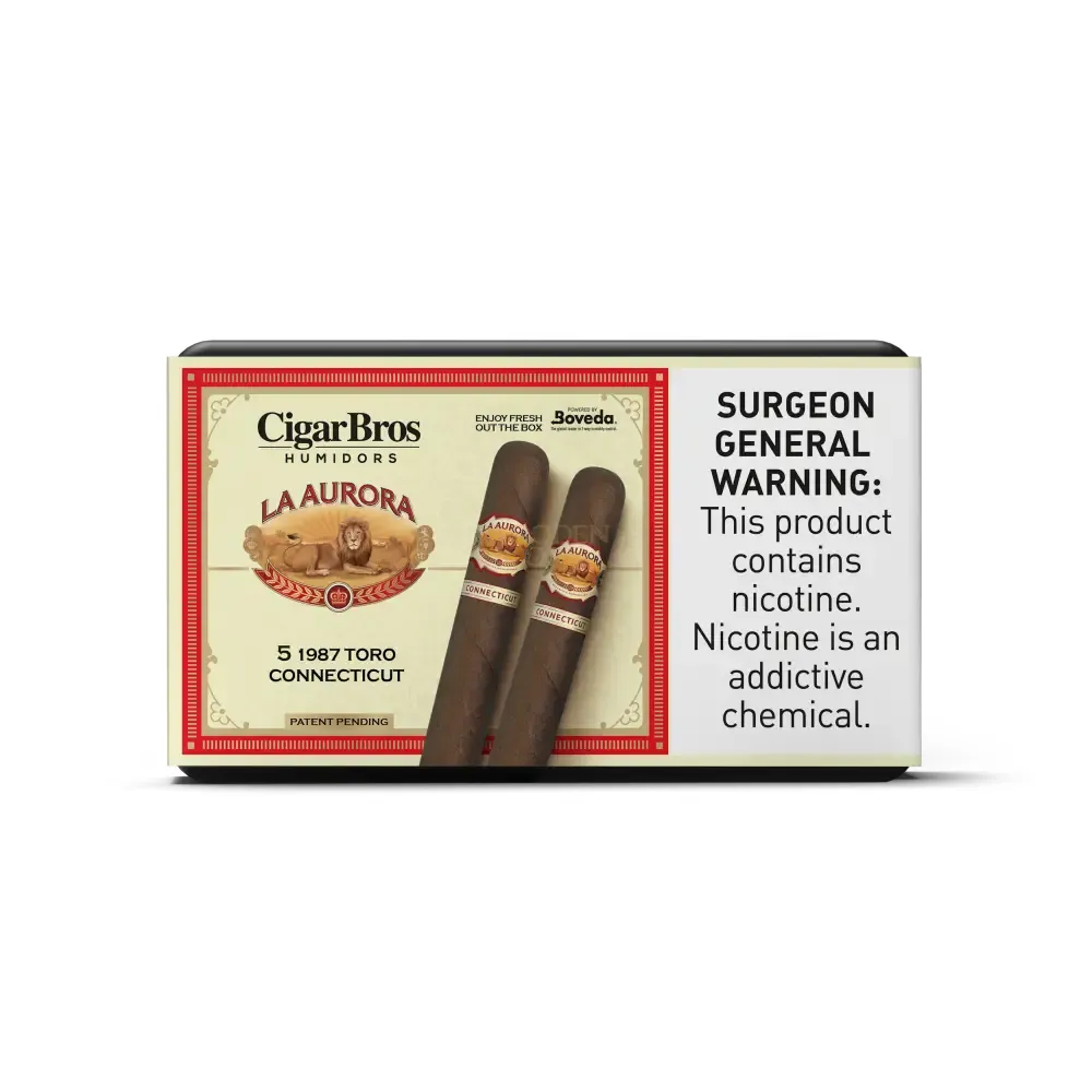 La Aurora Premium Cigars Set + Personal Humidor by CigarBros - Image 12
