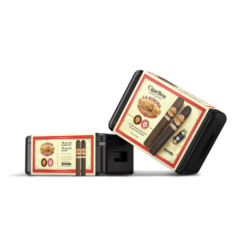 La Aurora Premium Cigars Set + Personal Humidor by CigarBros - Image 6