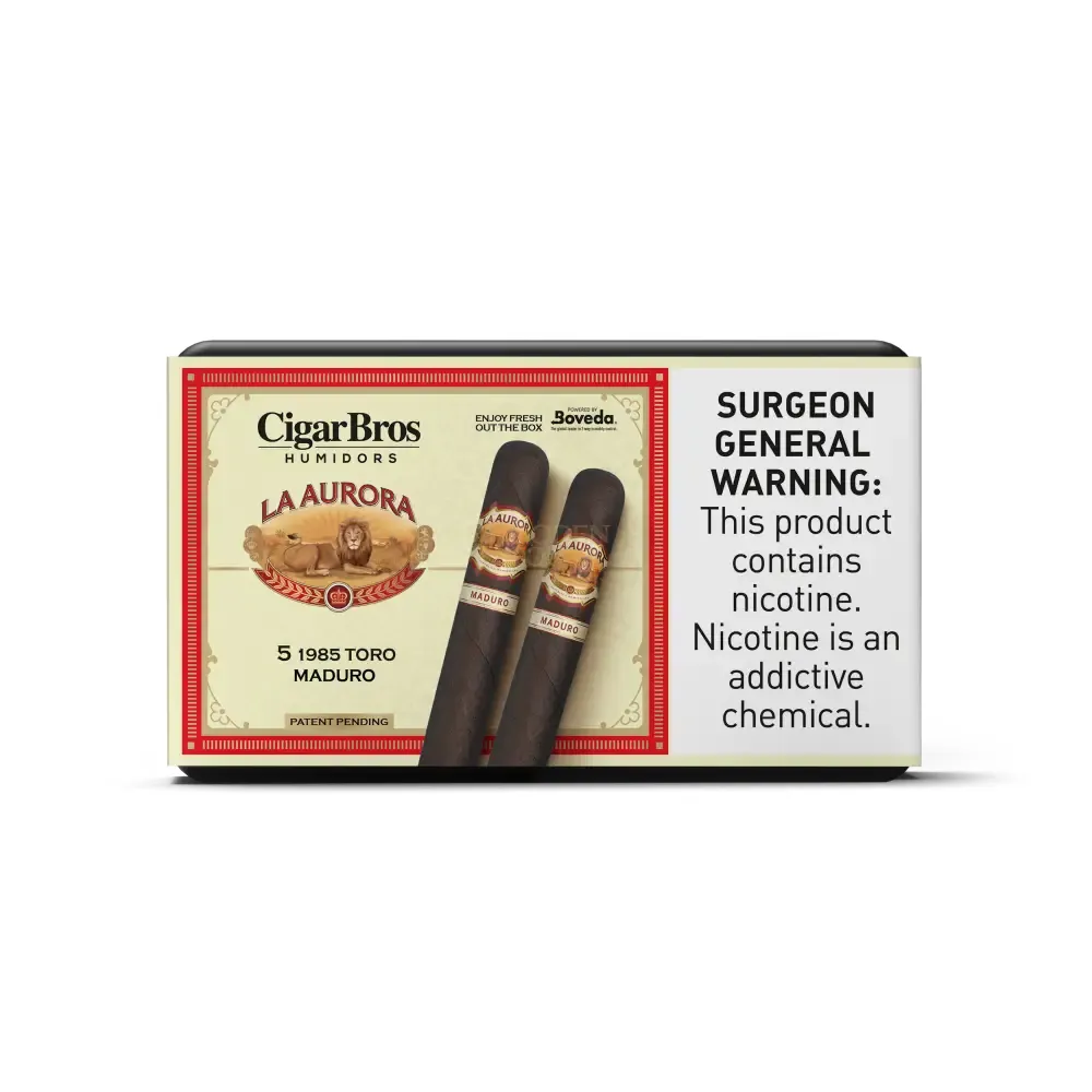 La Aurora Premium Cigars Set + Personal Humidor by CigarBros - Image 9