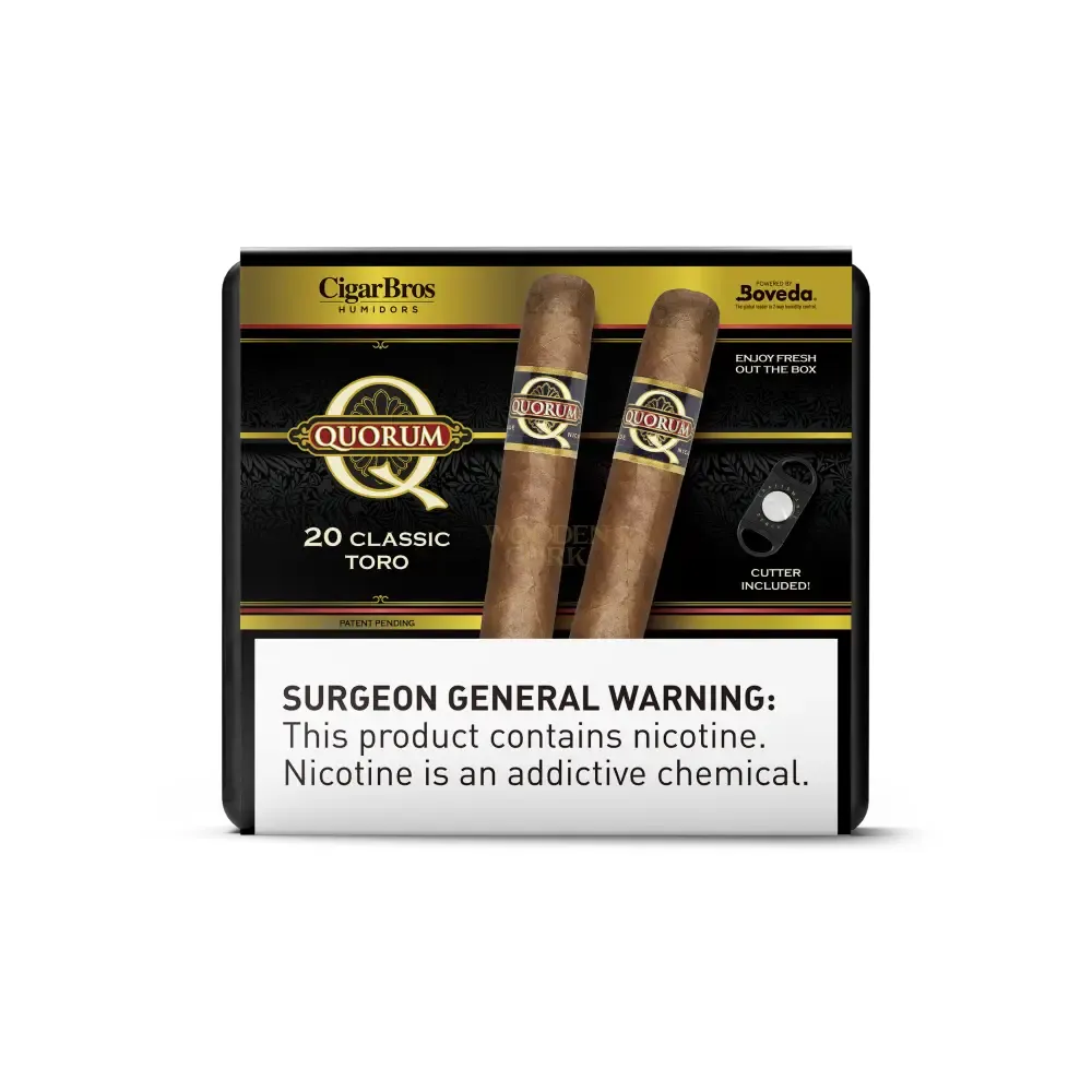 Quorum Premium Cigars Set + Personal Humidor by CigarBros - Image 11