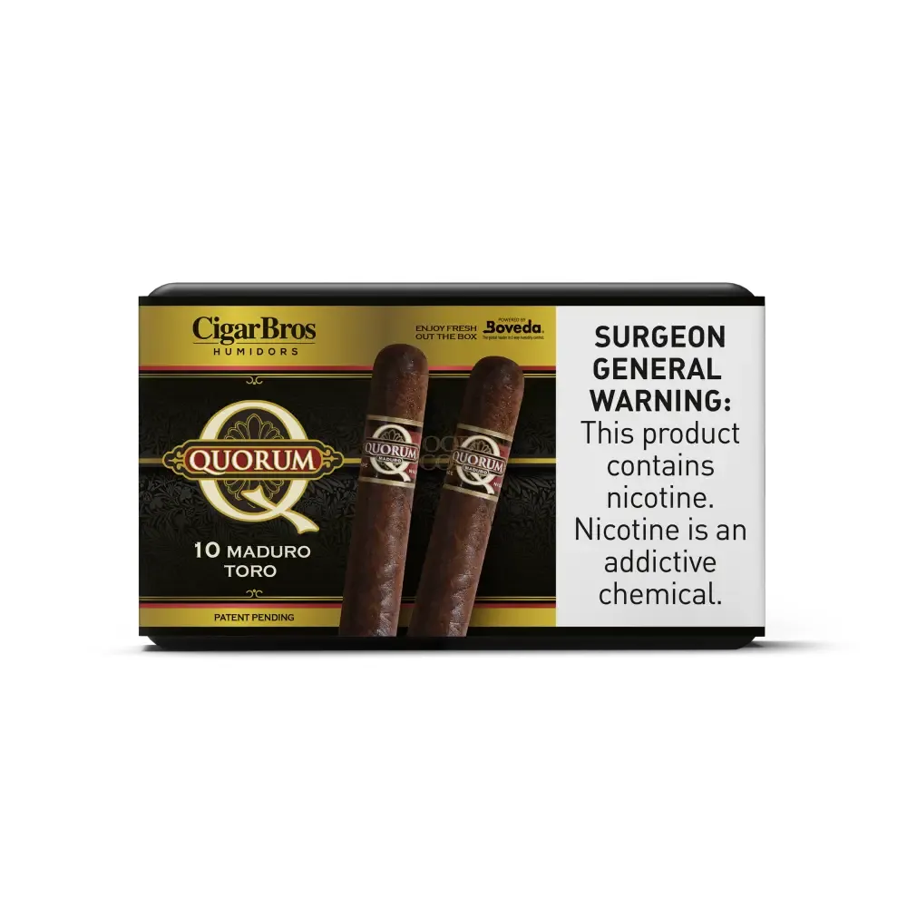 Quorum Premium Cigars Set + Personal Humidor by CigarBros - Image 13