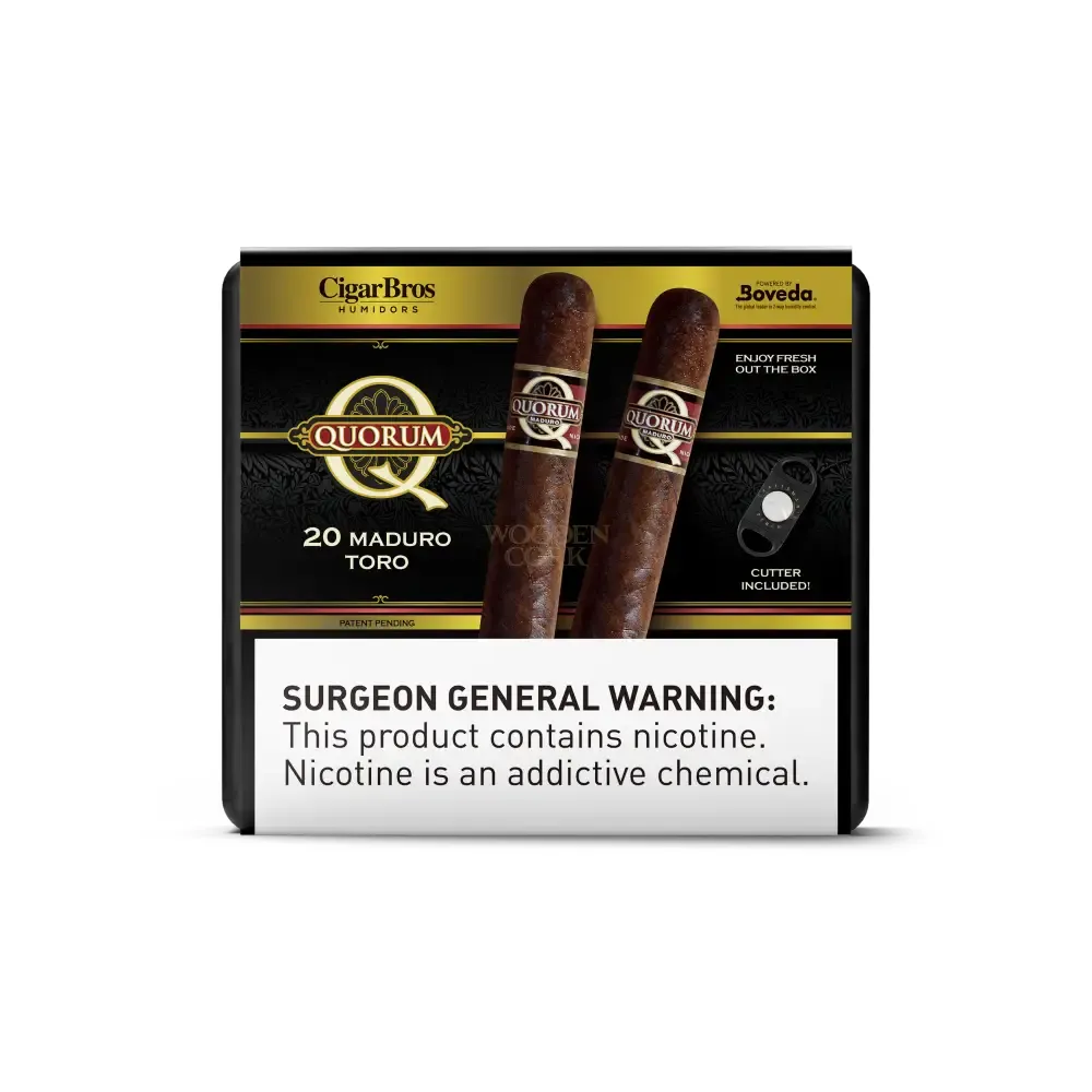 Quorum Premium Cigars Set + Personal Humidor by CigarBros - Image 14
