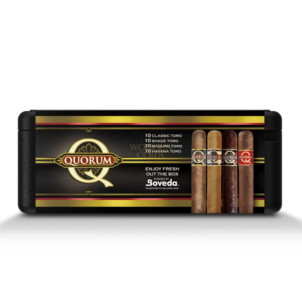 Quorum Premium Cigars Set + Personal Humidor by CigarBros - Image 4