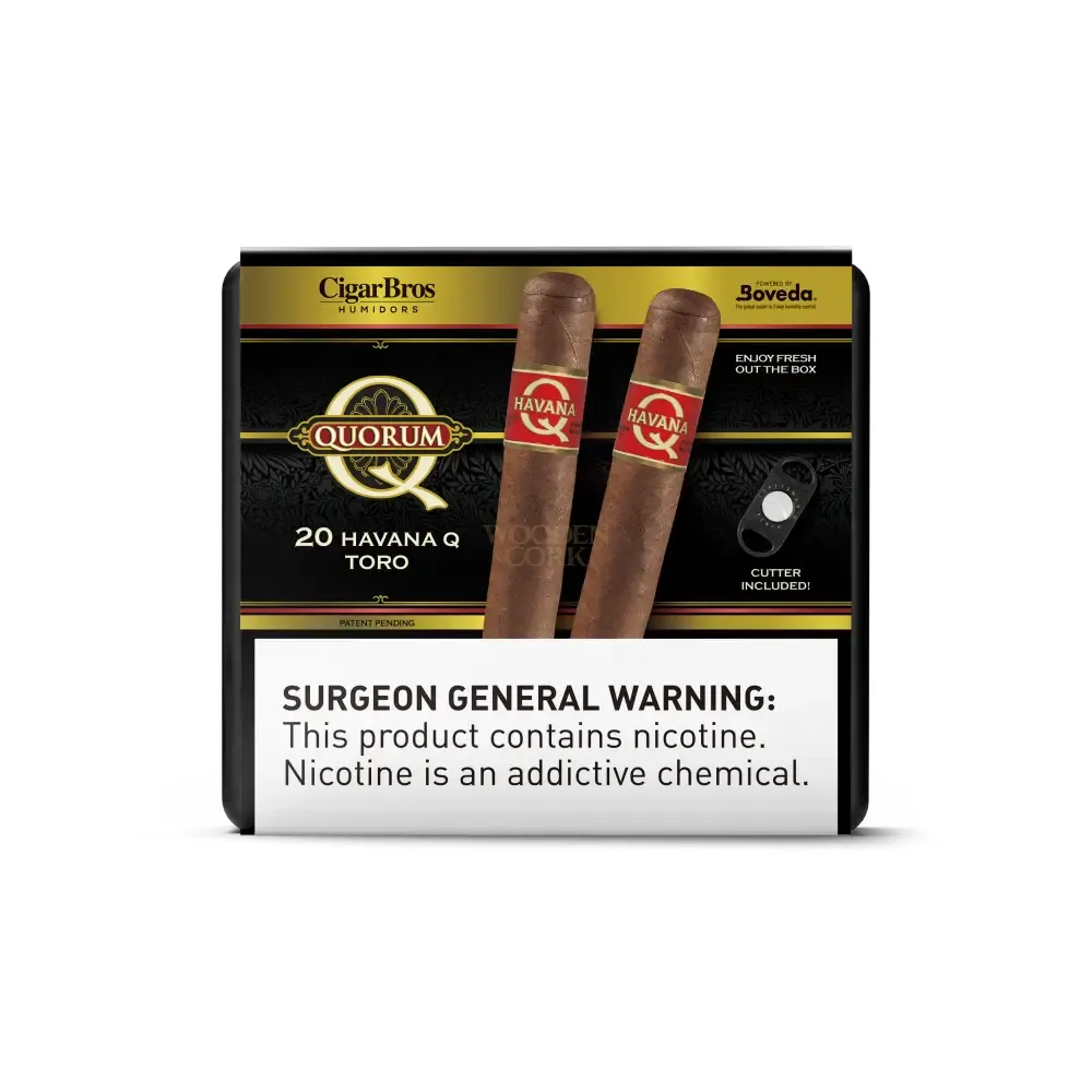 Quorum Premium Cigars Set + Personal Humidor by CigarBros - Image 8