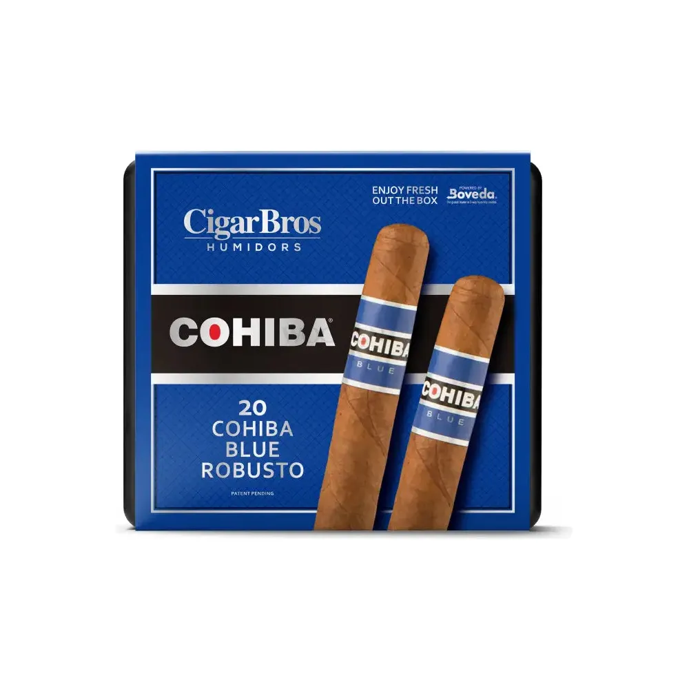 Cohiba Blue Premium Cigars Set + Personal Humidor by CigarBros - Image 16