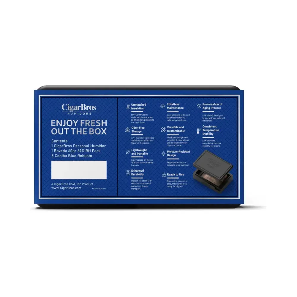 Cohiba Blue Premium Cigars Set + Personal Humidor by CigarBros - Image 6